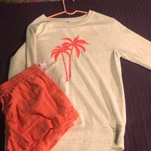 Women’s Sweatshirt and Matching Shorts